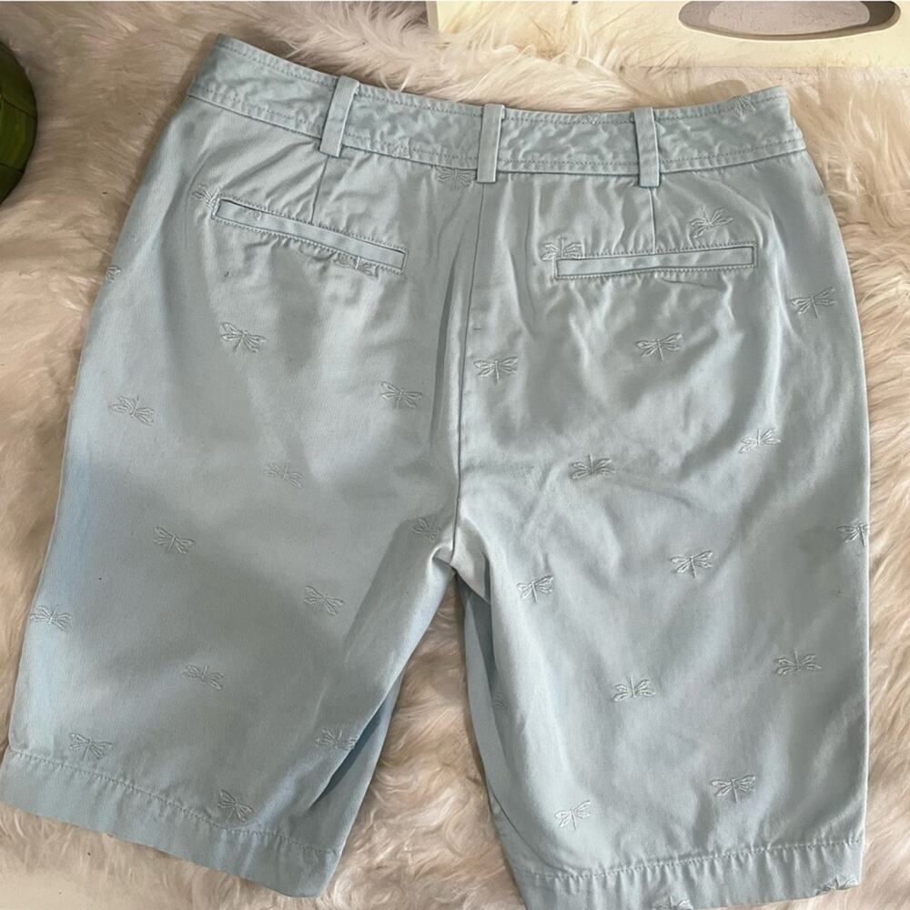 Talbots Cotton Chino Classic Straight Fit Dragonfly Preppy Walking Shorts 2P - Picture 4 of 16